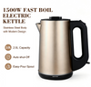1500W Powerful Rapid Heating Samovar Electric Tea Maker Tea Brewing Machine 4L Main Tank + 1L Borosilicate Glass Teapot
