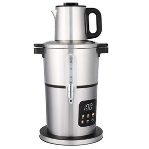 High Quality 4.0L+1.0LStainless Steel Tea Maker Water Boiler Automatic Digital Base Electric Kettle and Teapot