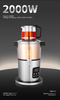 New Design Water Boiler Glass Teapot Touch Screen Control Electric Samovar Double Kettle With Smart Features
