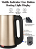 1500W Powerful Rapid Heating Samovar Electric Tea Maker Tea Brewing Machine 4L Main Tank + 1L Borosilicate Glass Teapot