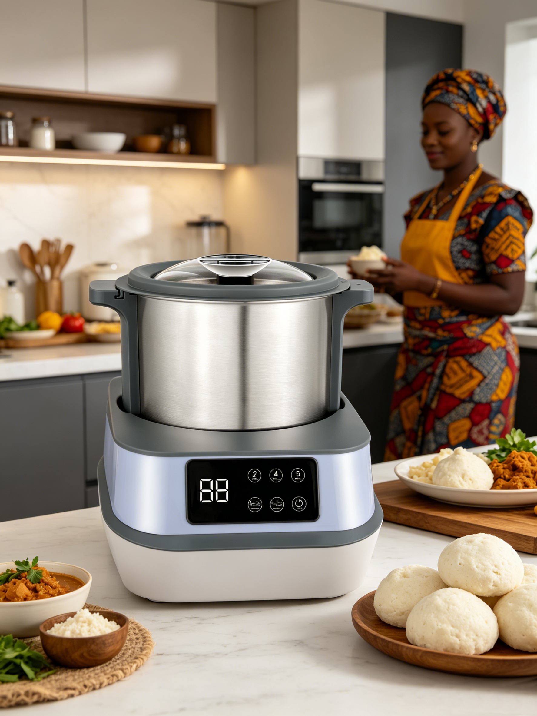 How Swallow Maker Improves Family Dining Quality and Inherits African Traditional Food Culture