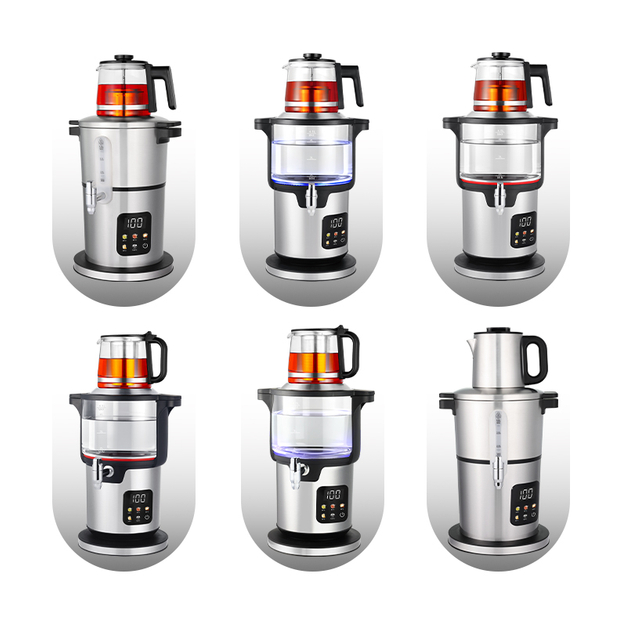 Electric Kettle Manufacturer Heating Element Make Tea 4.5L Big Capacity Electric Glass Samovar with LED Indicator