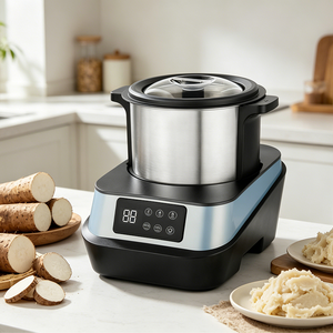 Kitchen Appliance Fufu Pounding Machine Chopping Cooking Automatic 6L 1000W Electric Swallow Maker for Yam Cassava
